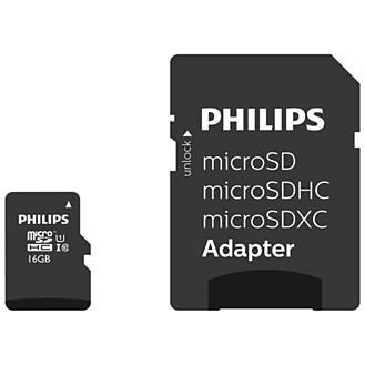 PHILIPS SD Micro SDHC Card  32GB Card Class 10 incl. Adapter