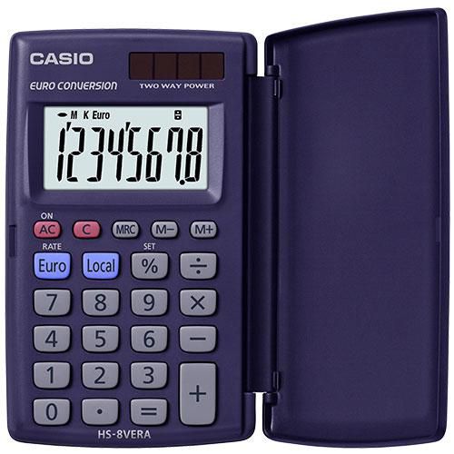 Casio HS-8VERA W128329630 Calculator Pocket Financial 