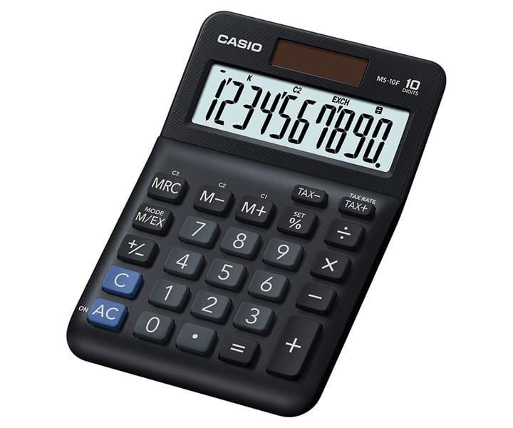 Casio MS-10F W128329754 Calculator Desktop Basic Black 