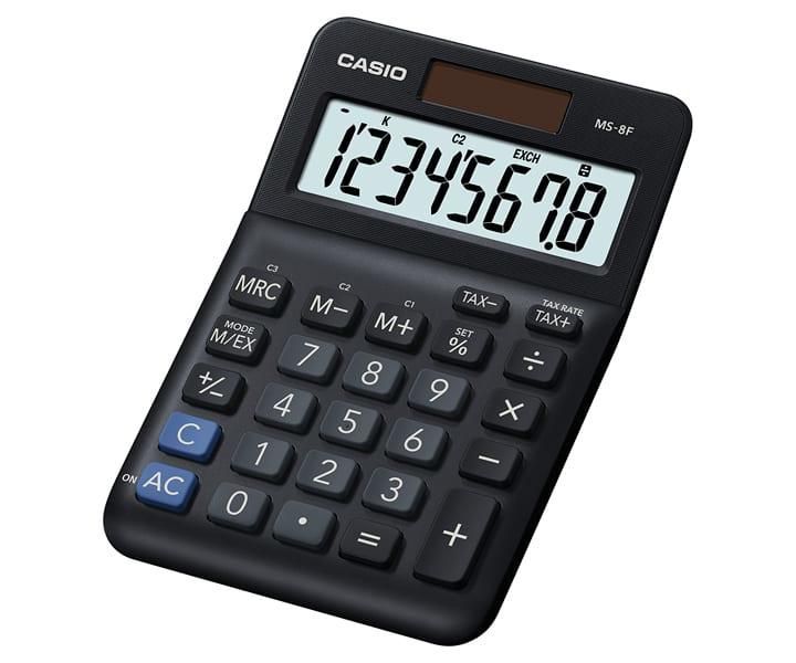Casio MS-8F W128329759 Calculator Desktop Basic Black 