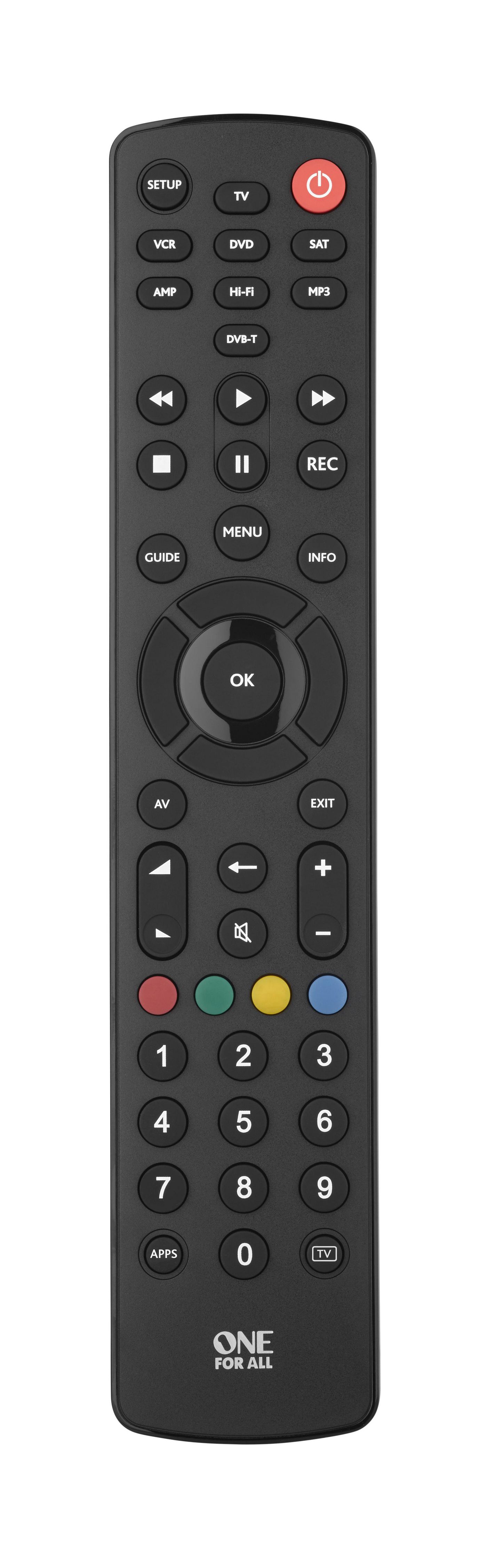 One-For-All URC1280 W128329926 Basic Universal Remote 