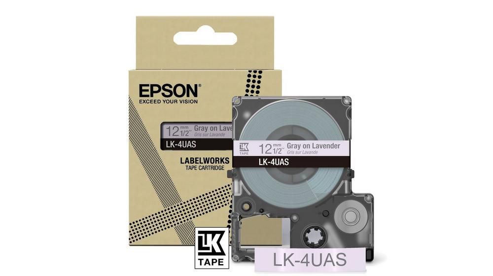 Epson C53S672107 W128338486 Lk-4Uas Grey, Purple 