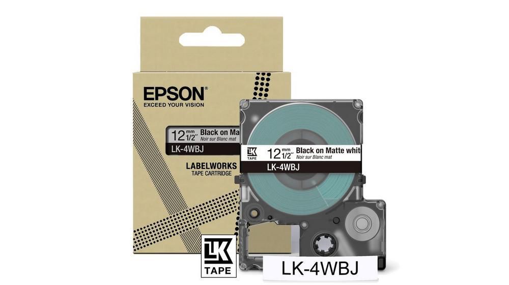 Epson C53S672062 W128338456 Lk-4Wbj Black, White 