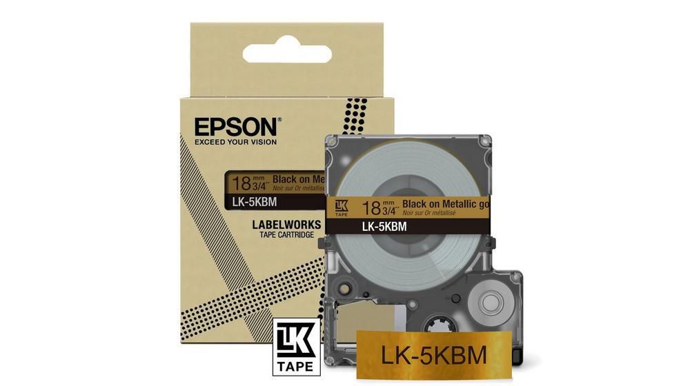 Epson C53S672093 W128338475 Lk-5Kbm Black, Gold 