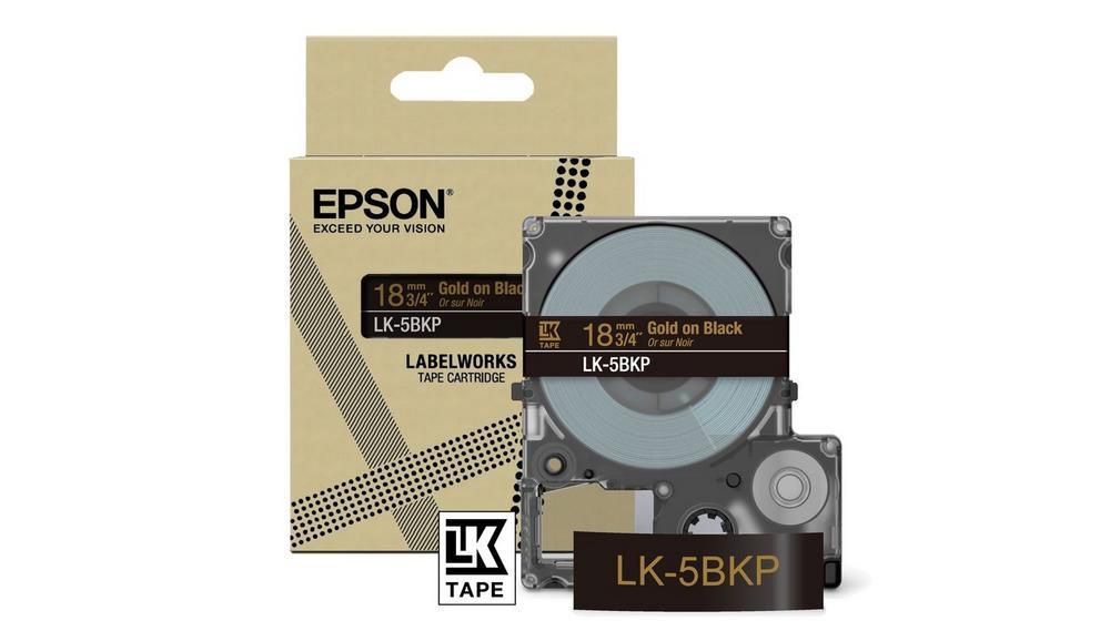 Epson C53S672095 W128338477 Lk-5Bkp Black, Gold 