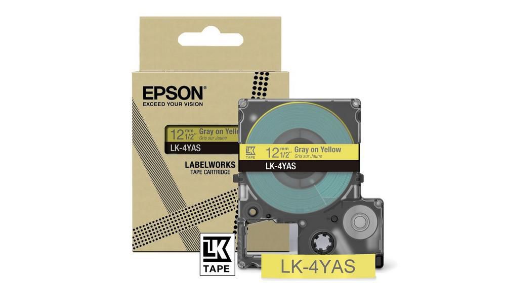 Epson C53S672104 W128338483 Lk-4Yas Grey, Yellow 