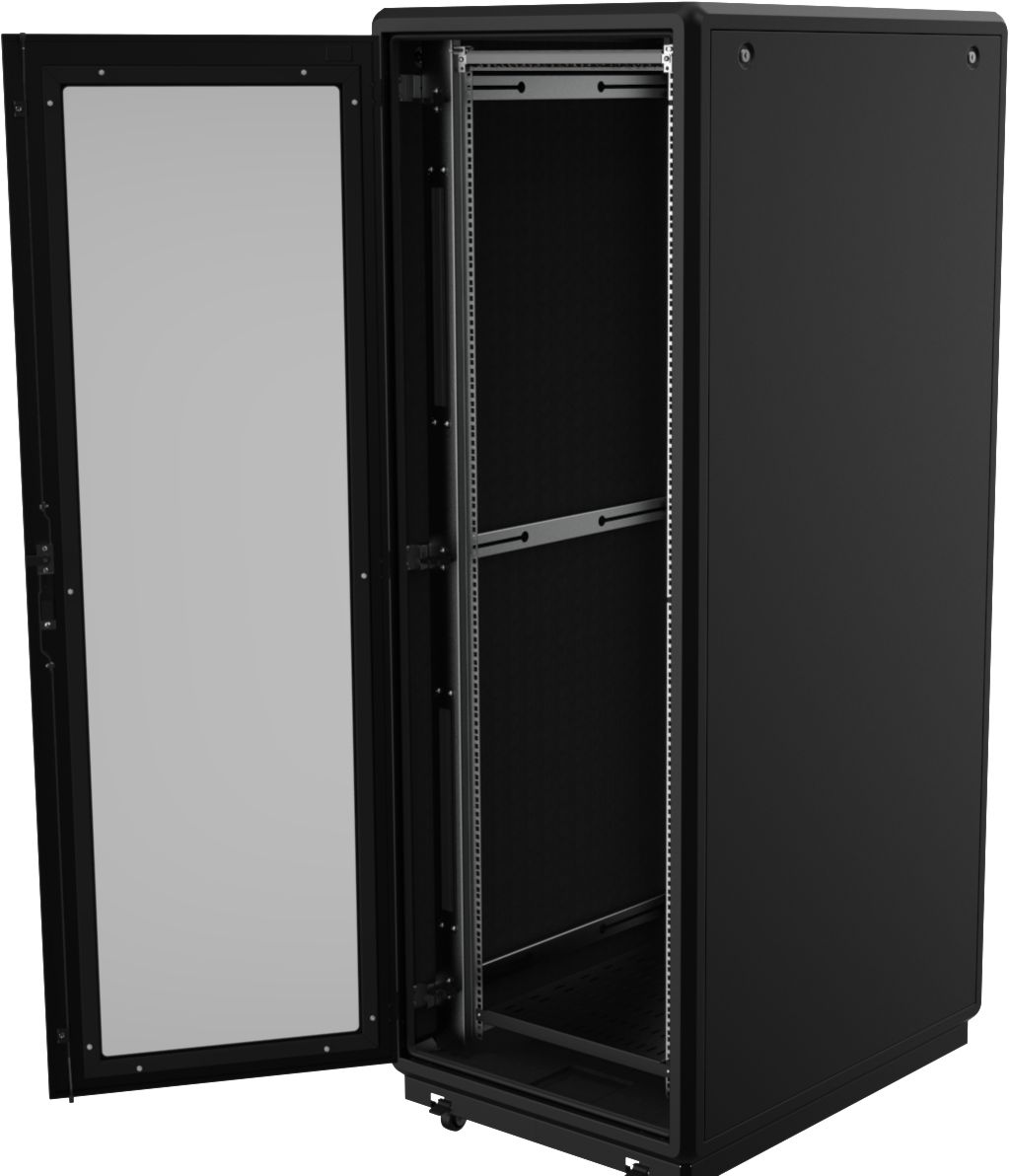 19" 26U Rack Cabinet 750 x - 1000 x 1404mm Soundproof - - Black - Warranty: 60M