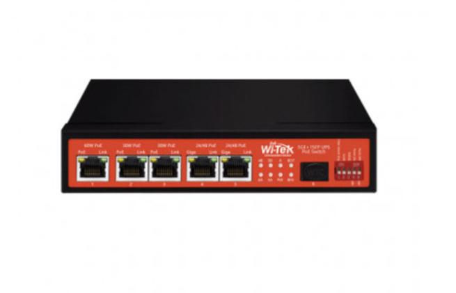 5GE+1SFP UNMANAGED UPS - NO-BREAK POE SWITCH[120W] - Warranty: 36M