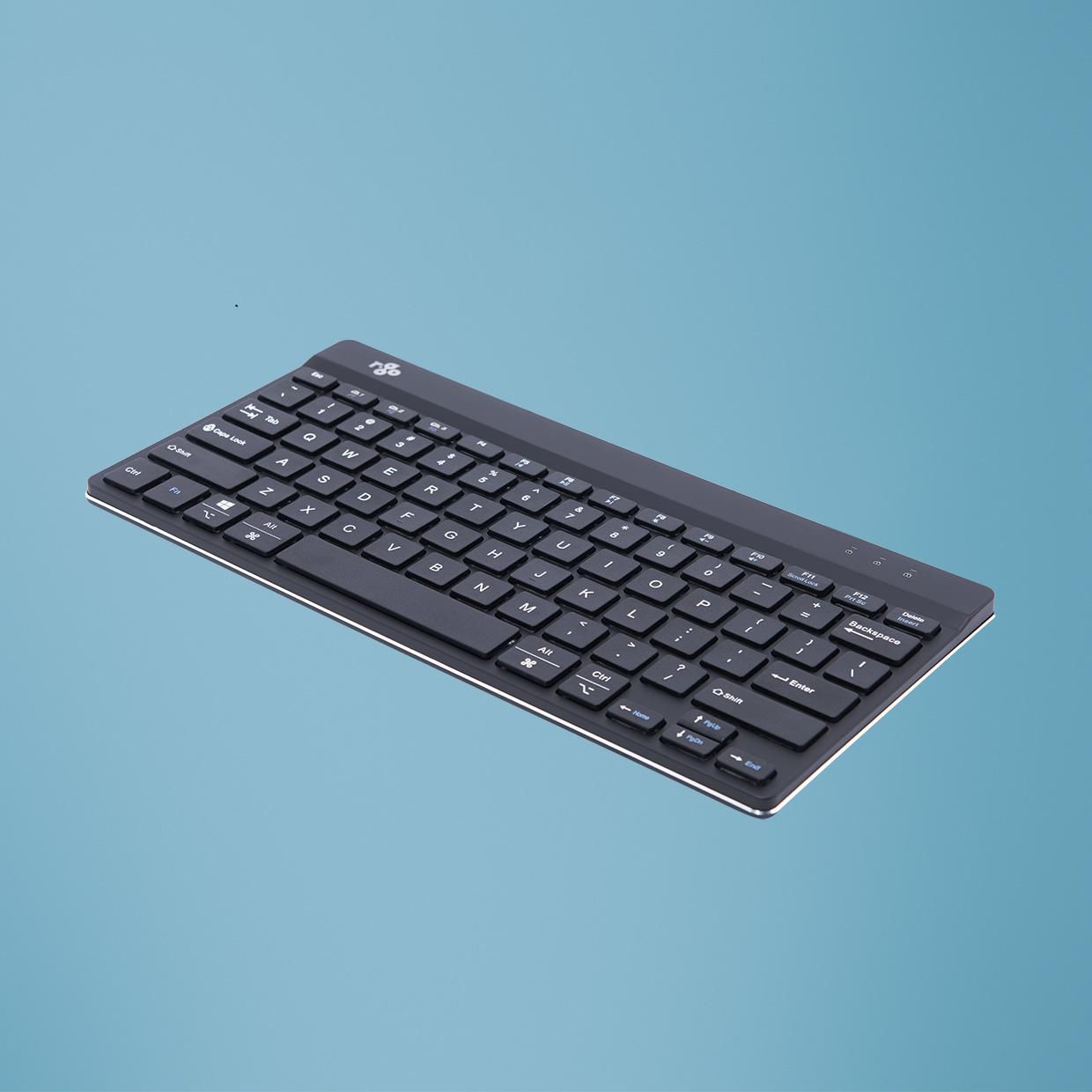 R-GO TOOLS R-Go Tastatur Compact Break US-Layout drahtlos schwarz