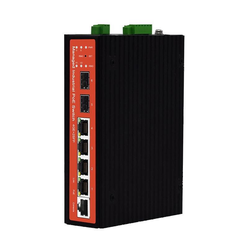 4GE+2SFP MANAGED INDUSTRIAL - PoE SWITCH - Warranty: 36M