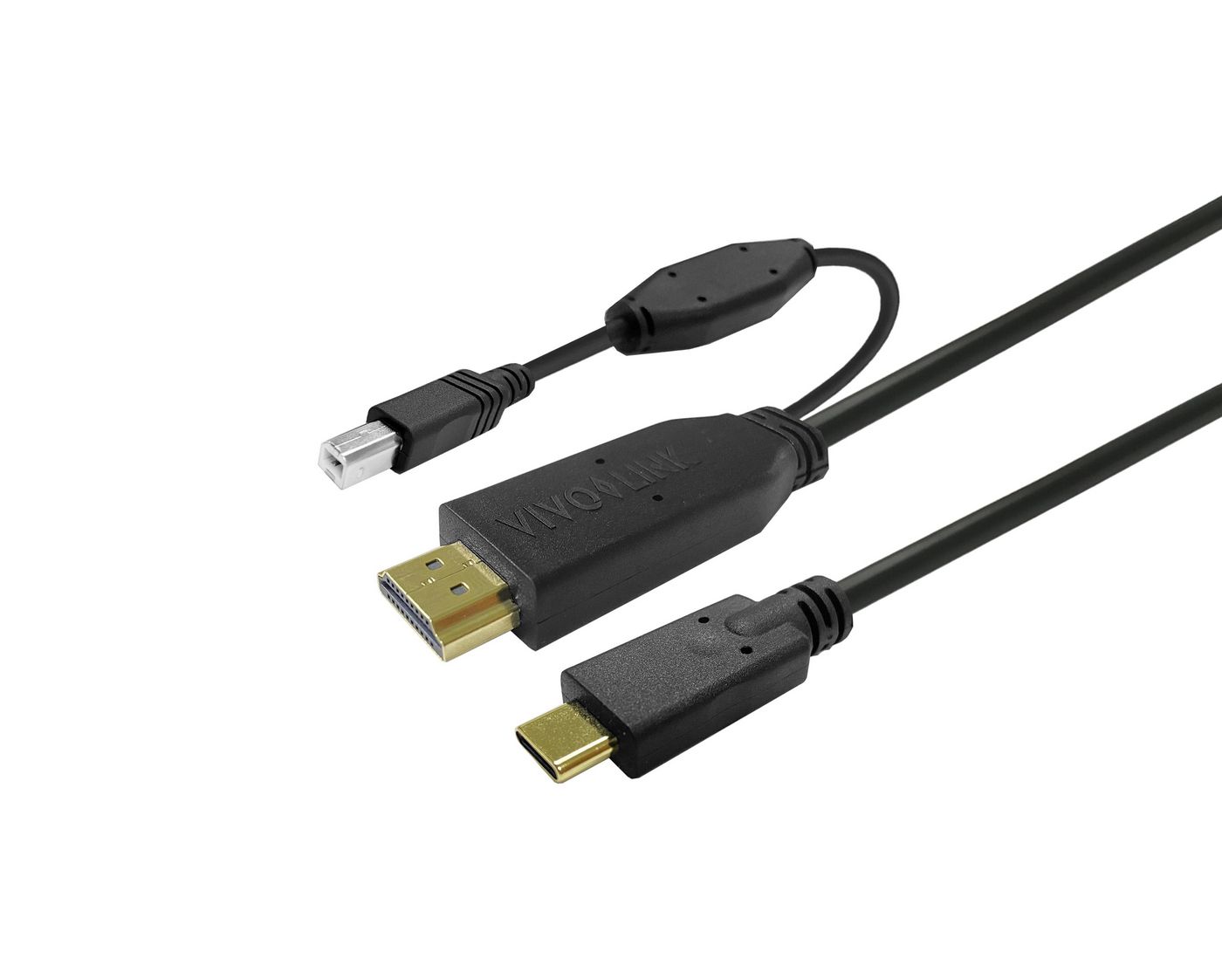 Vivolink PROUSBCHDMIUSBB7.5 W128323941 Touchscreen Cable 7.5m Black 