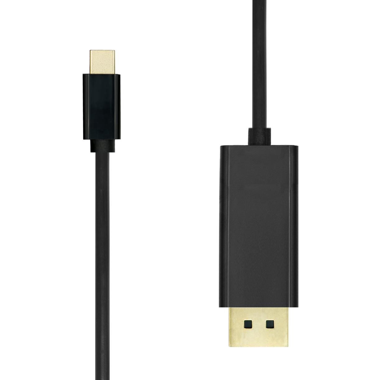 USB-C to DisplayPort Cable - 1m - Black