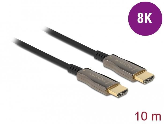 Active Optical HDMI Cable - A Male - A Male - 8K 60 Hz - 10m - Black