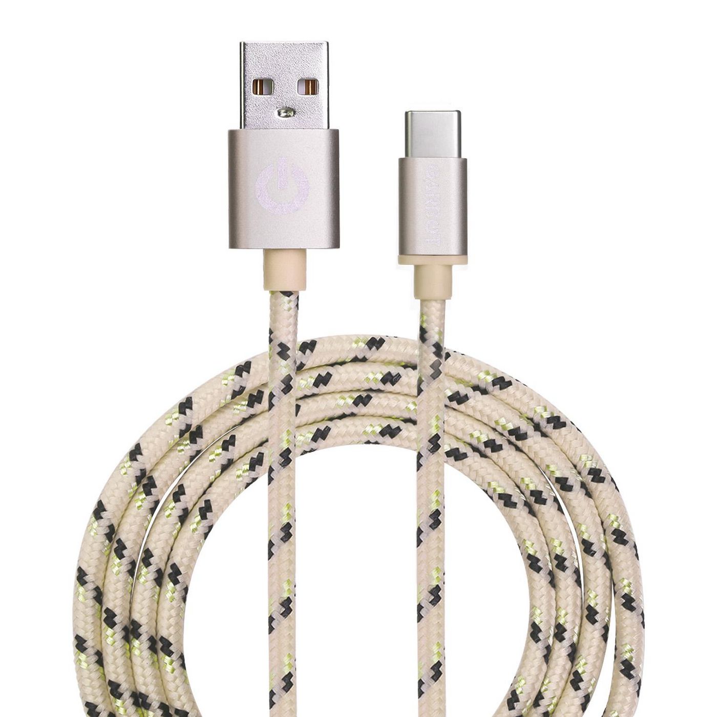 USB Cable USB A - USB C 1m Gold