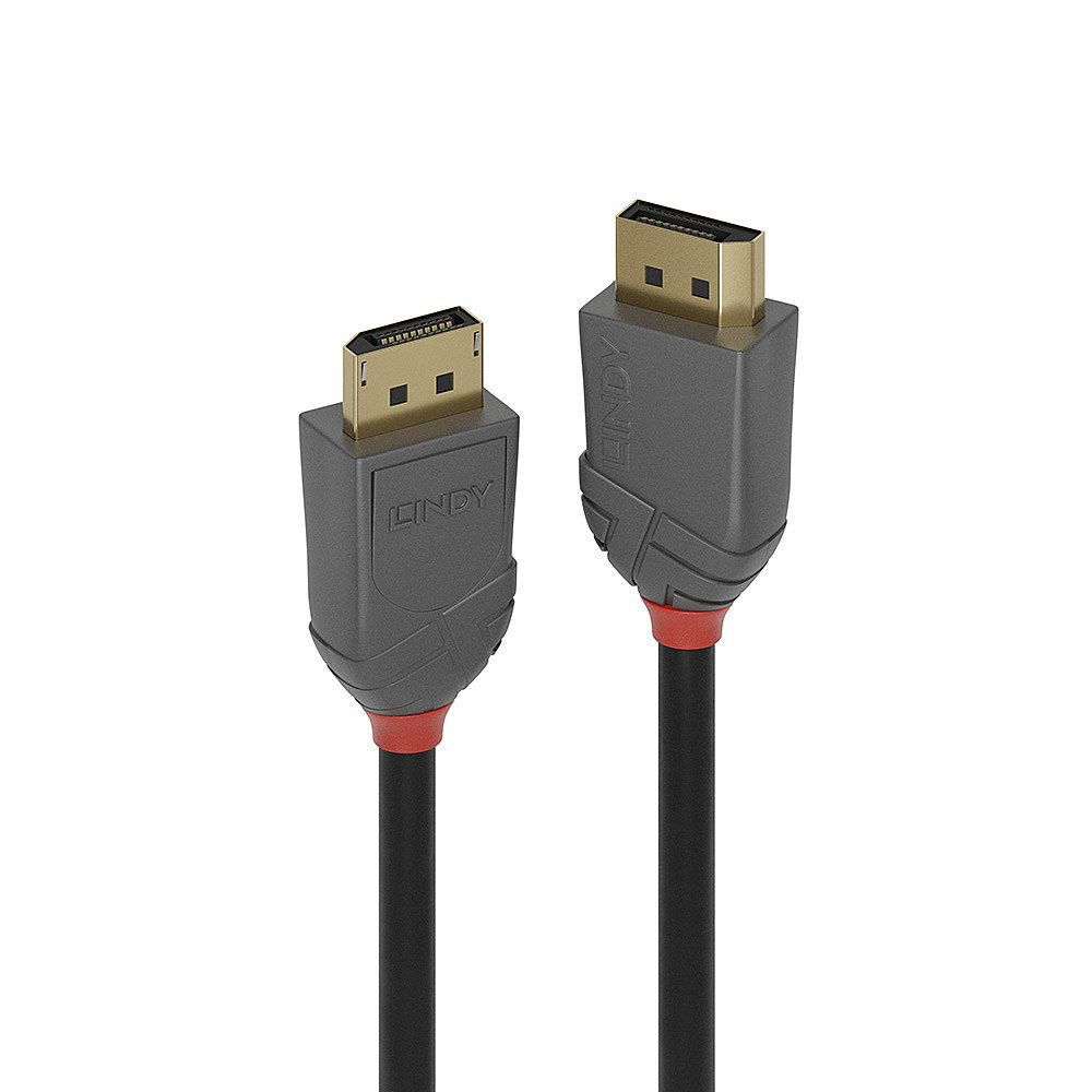 LINDY Anthra Line - DisplayPort-Kabel - DisplayPort (M) bis DisplayPort (M) - DisplayPort 1.2 - 7.5