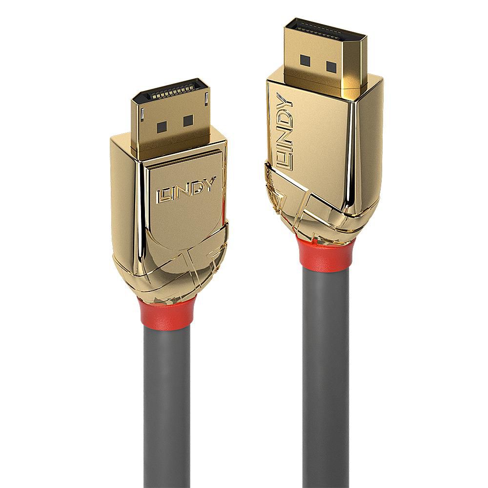 LINDY DisplayPort Kabel 0.50m, Gold Line