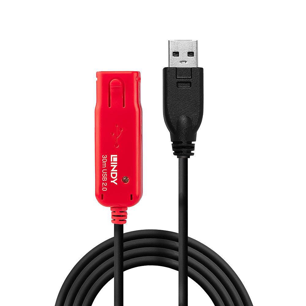LINDY USB 2.0 Aktiv-Verlängerung 30m