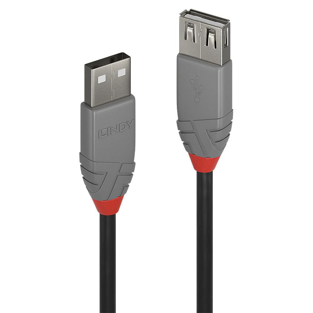 LINDY USB 2.0 Verlängerungskabel Typ A Anthra Line 5m