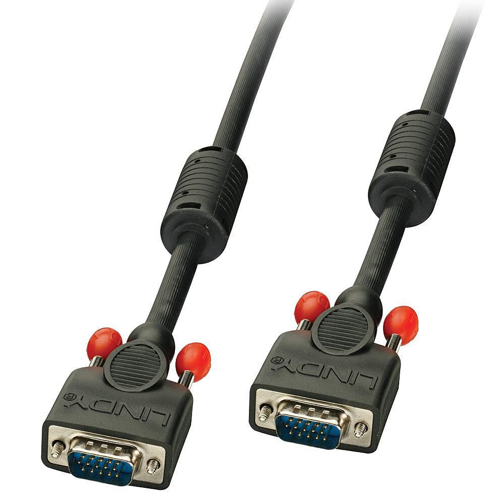 Lindy 36376 W128370902 Vga Cable MM, Black 7,5M 