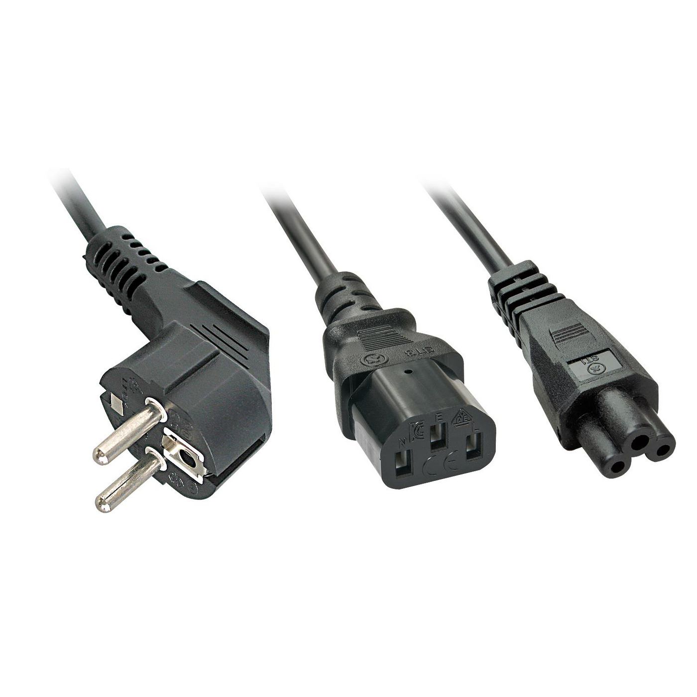 Lindy 30047 W128371149 Power Cable Black C13 Coupler 