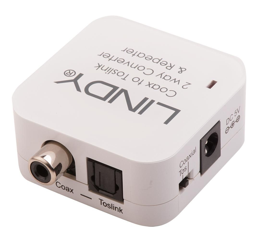 LINDY Audiokonverter SPDIF Digital: Toslink RCA C