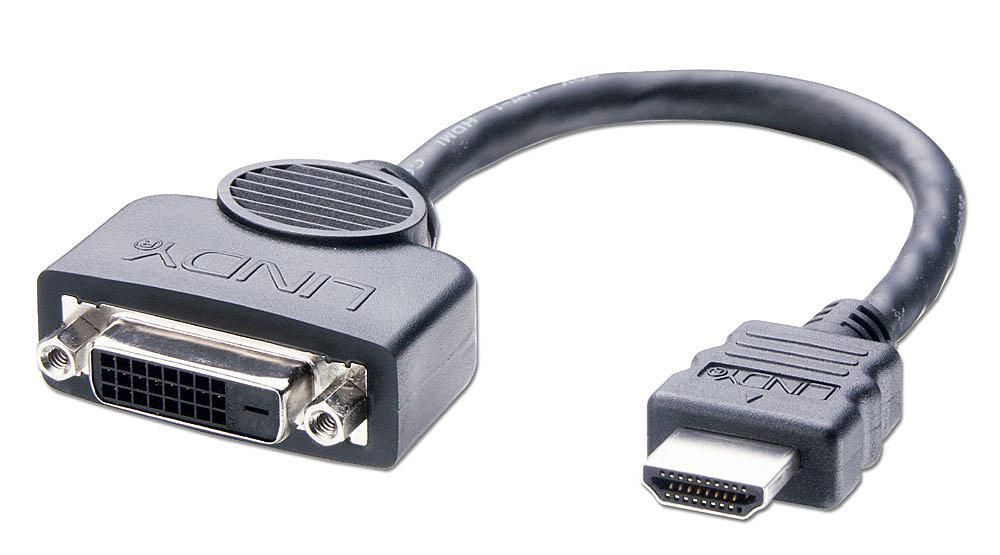 Lindy 41227 W128371205 HdmiDvi-D Adapt.Cable 0,2MmF 