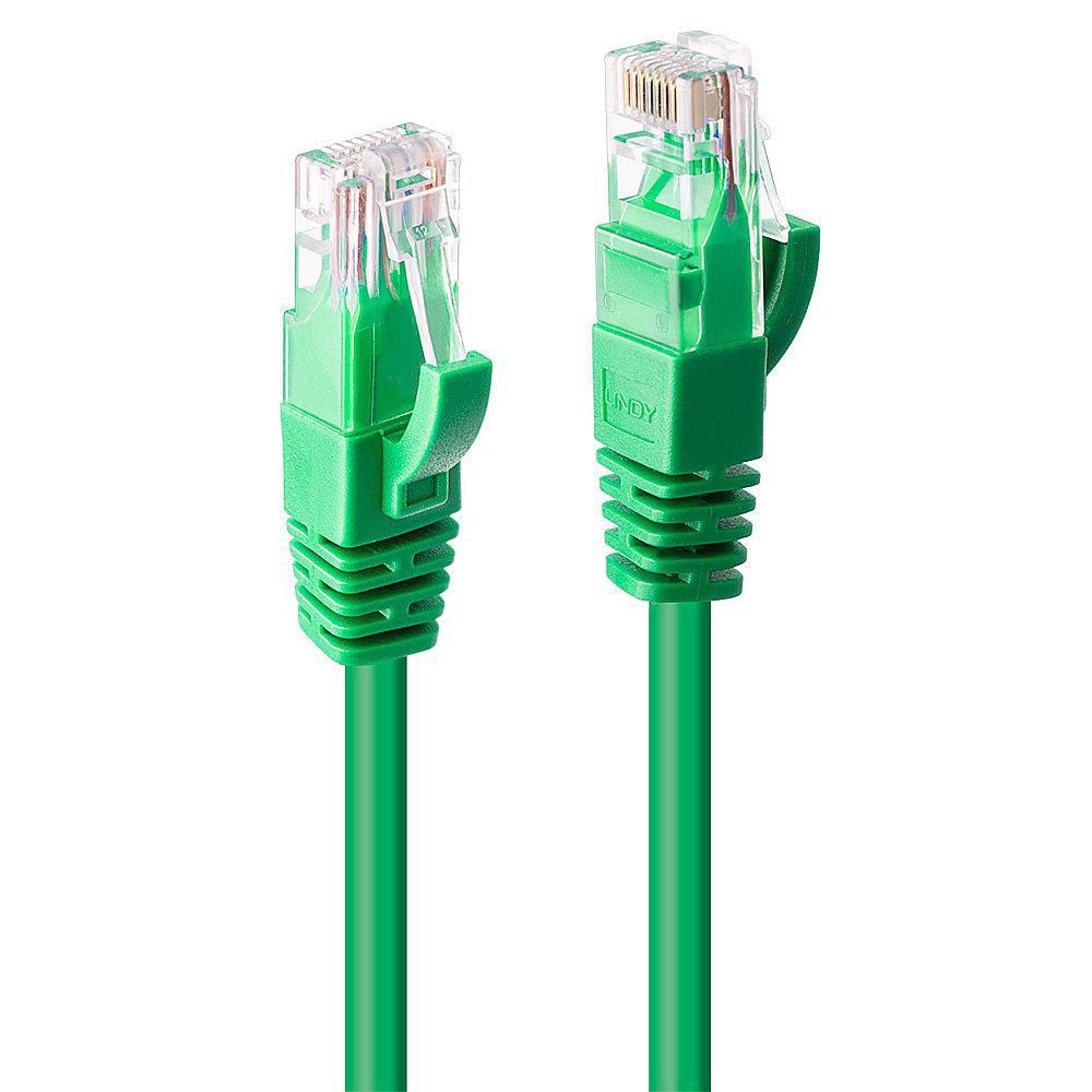 Lindy 48048 W128371229 2M Cat.6 UUtp Cable, Green 