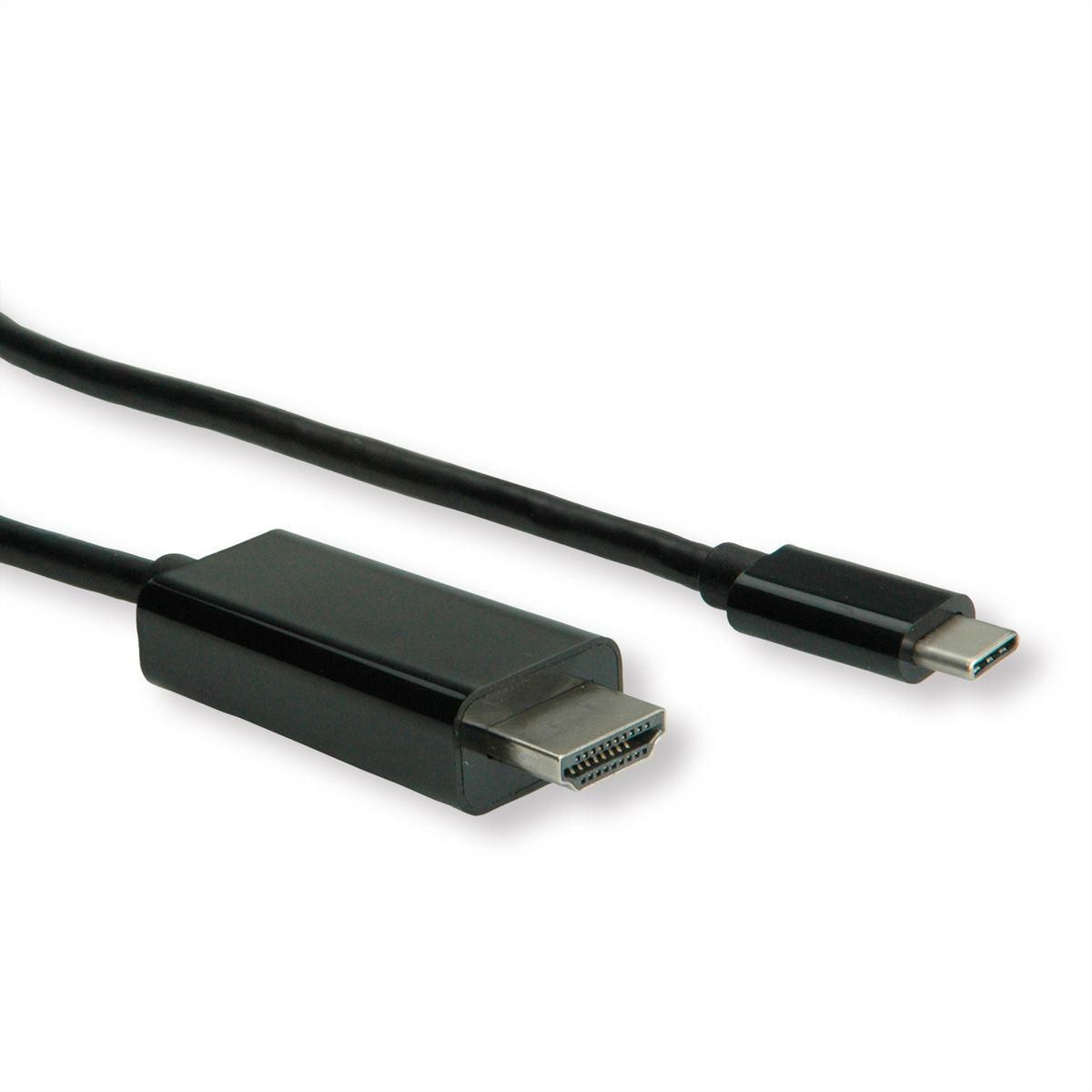 ROLINE Adptrkb. USB Typ C-HDMI ST/ST 3m - Digital/Daten - Digital/Display/Video (11.04.5842)
