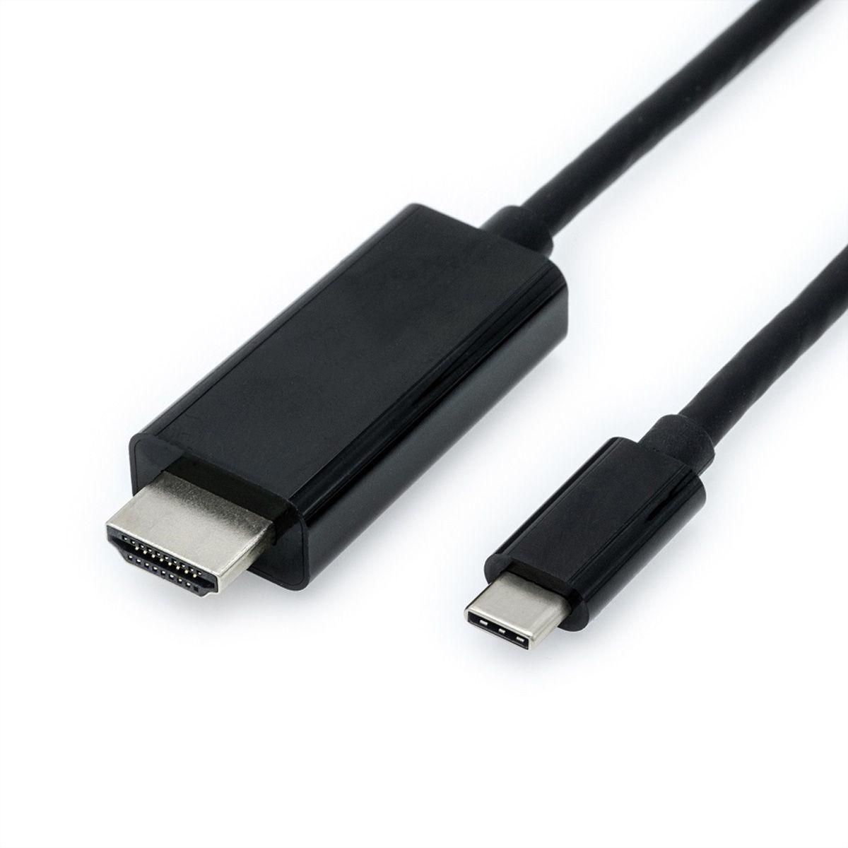 VALUE Adapterkabel USB Typ C-HDMI ST/ST 1m