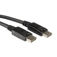 Value 11.99.5764 W128372654 Displayport Cable 5 M Black 