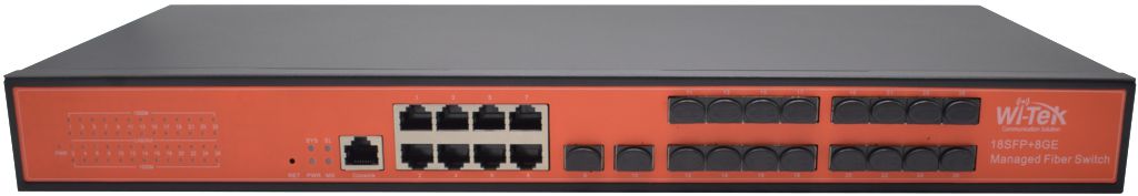 18SFP+8GE GIGABIT - RACK-MOUNTABLE FIBER ETHERNET - SWITCH - Warranty: 36M