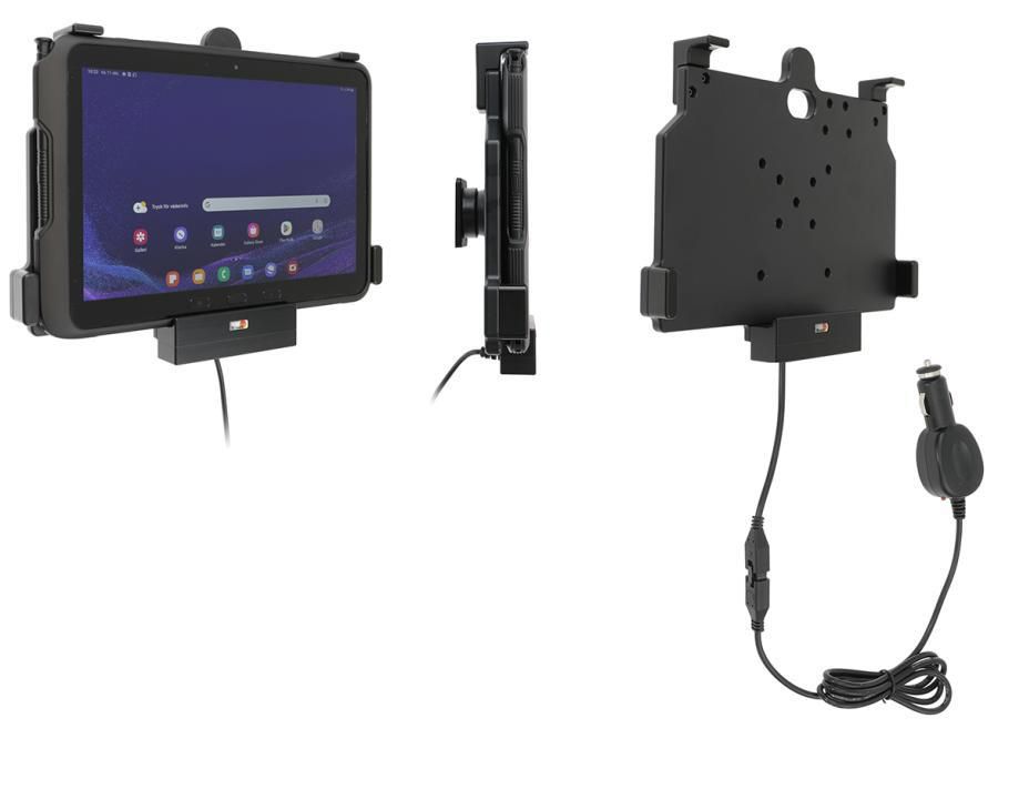 Brodit 712328 supporto per personal communication Supporto attivo Tablet/UMPC Nero (Active holder with cig-plug - for Samsung G