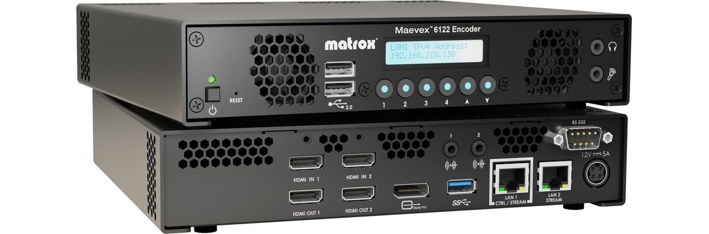 Maevex 6122 Dual 4Kp60 Encode