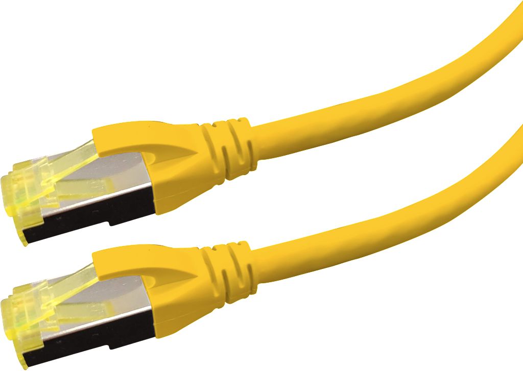 PATCH CABLE CAT6 S/FTP - PREMIUM LSOH - 1M YELLOW - Warranty: 24M