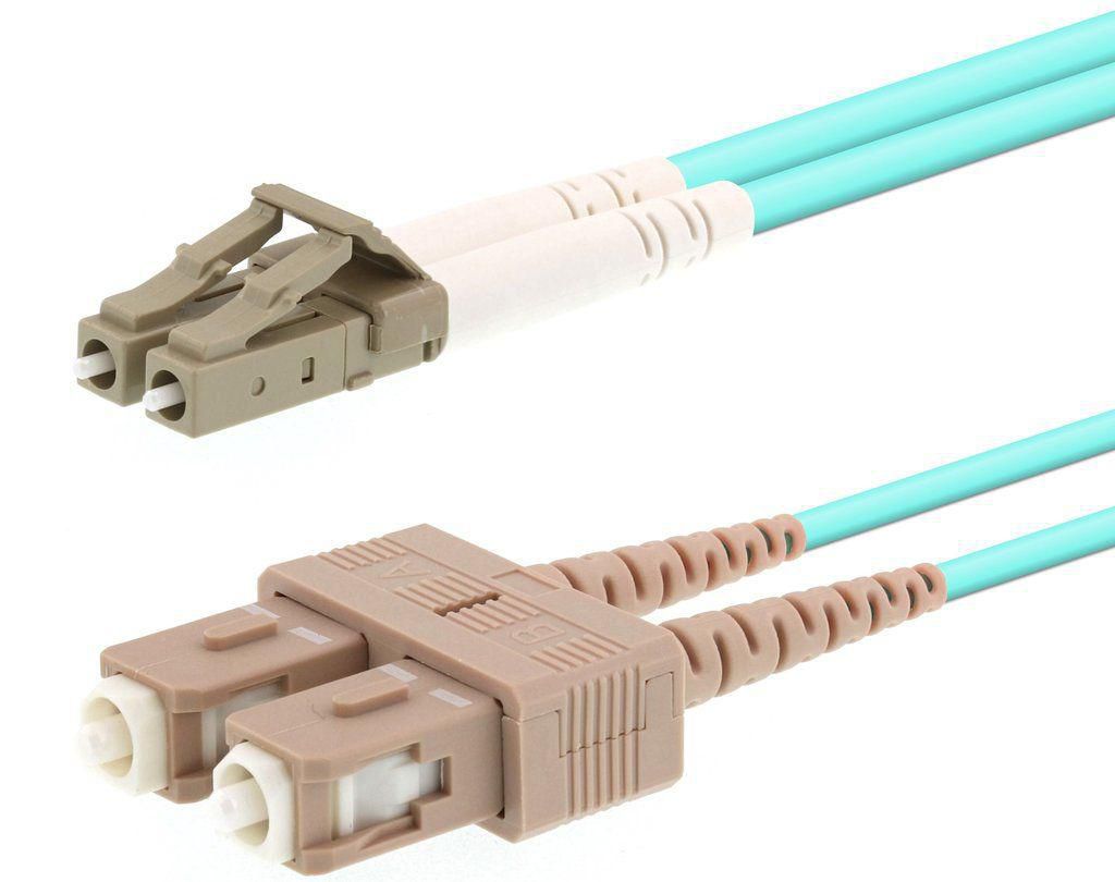 Fiber Patch Cable 50/125 - - LC/SC 20m - OM3 - Warranty: 24M