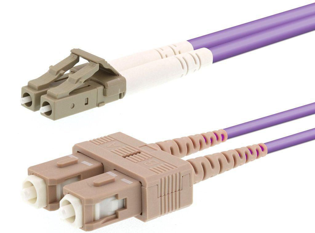 Fiber Patch Cable 50/125 - - LC/SC 20m - OM4 - Warranty: 24M