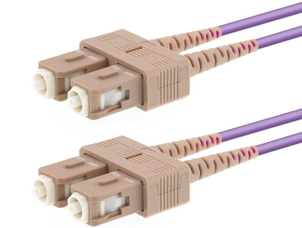 Fiber Patch Cable 50/125 - - SC/SC 1m - OM4 - Warranty: 24M