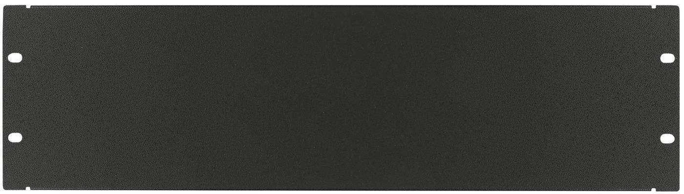 3U 19" SCREW TYPE BLANK PANEL