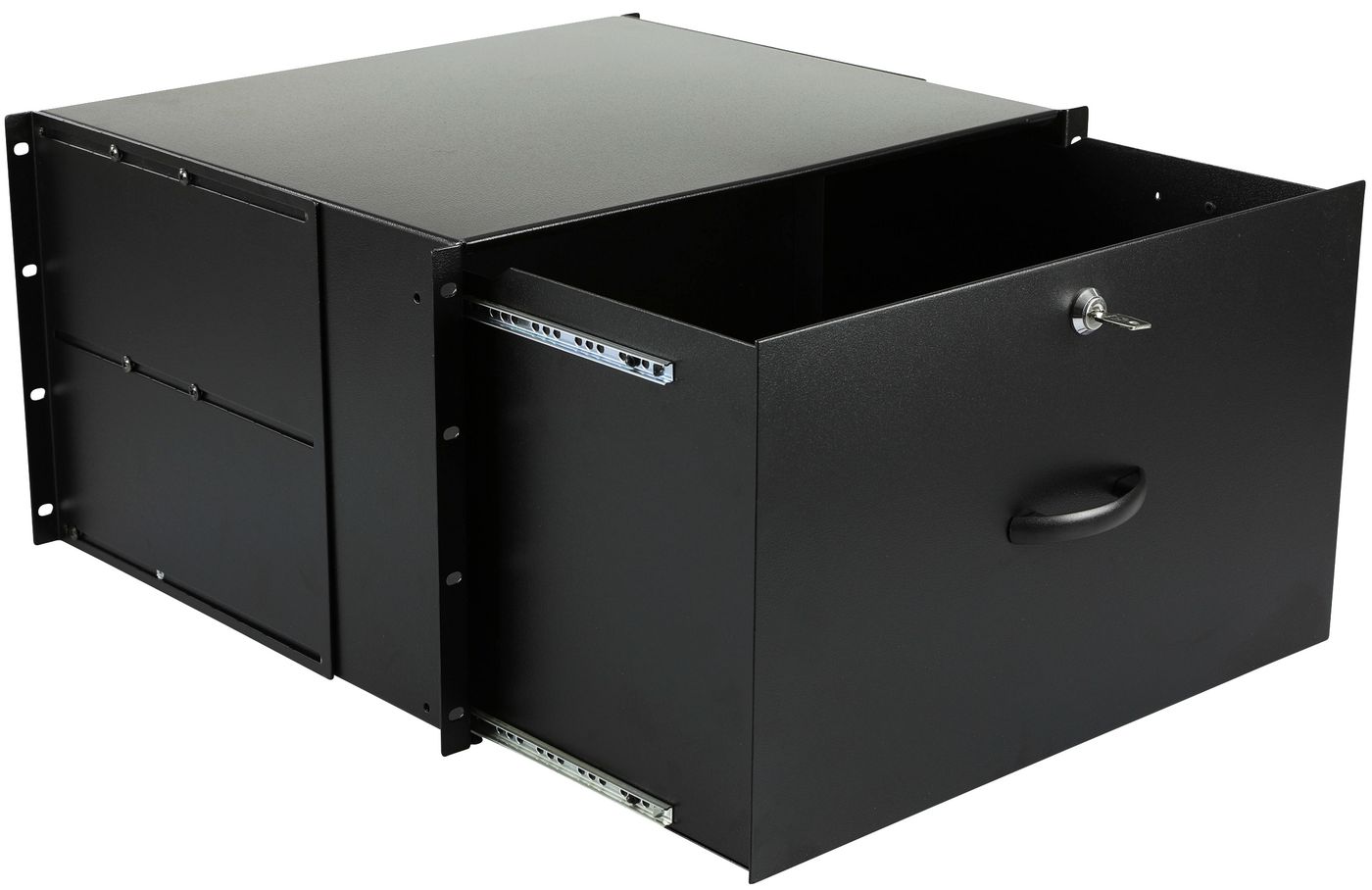 TASTIERA 6U DA 19 pollici, USO GENERALE, MODULO A CASSETTO CON CHIUSURA
