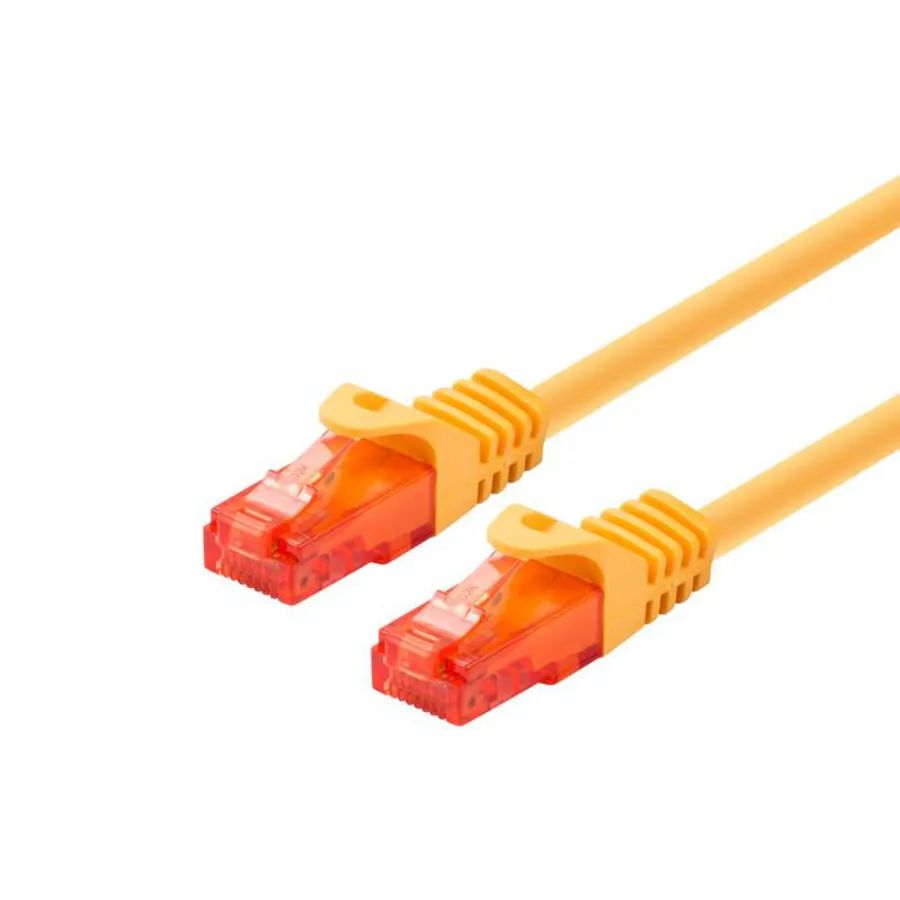 PATCH CABLE U/UTP CAT6 - 20M - YELLOW - Warranty: 24M