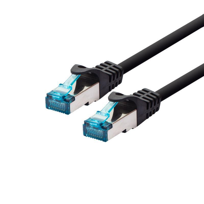 PATCH CABLE SF/UTP 10M - - CAT5E - BLACK - Warranty 24M