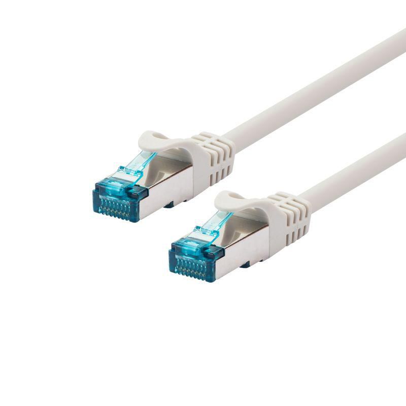 PATCH CABLE SF/UTP 1M - CAT5E - - IVORY - Warranty 24M