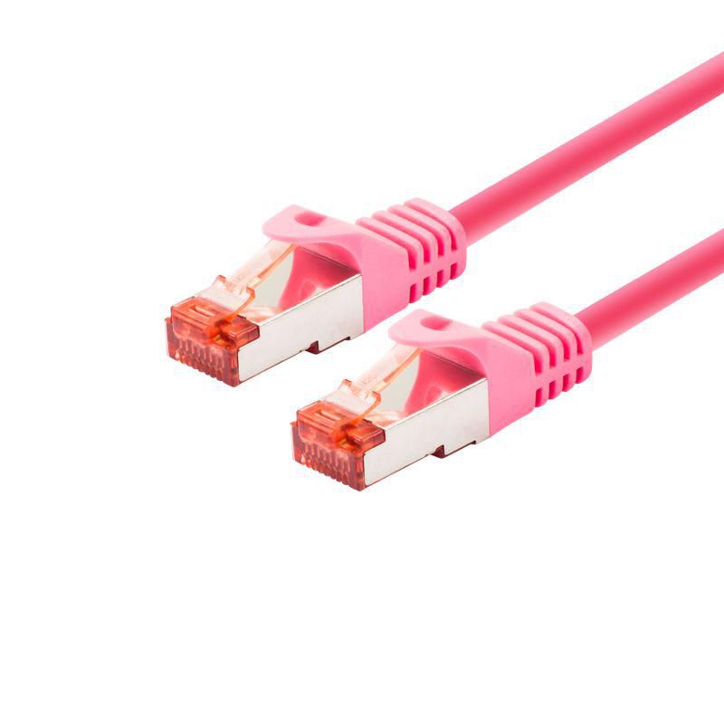 PATCH CABLE S/FTP PIMF 0.25M - - CAT6 - MAGENTA - Warranty: 24M