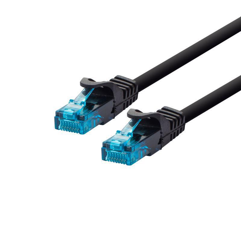 PATCH CABLE U/UTP 25M - CAT5E - - BLACK - Warranty: 24M