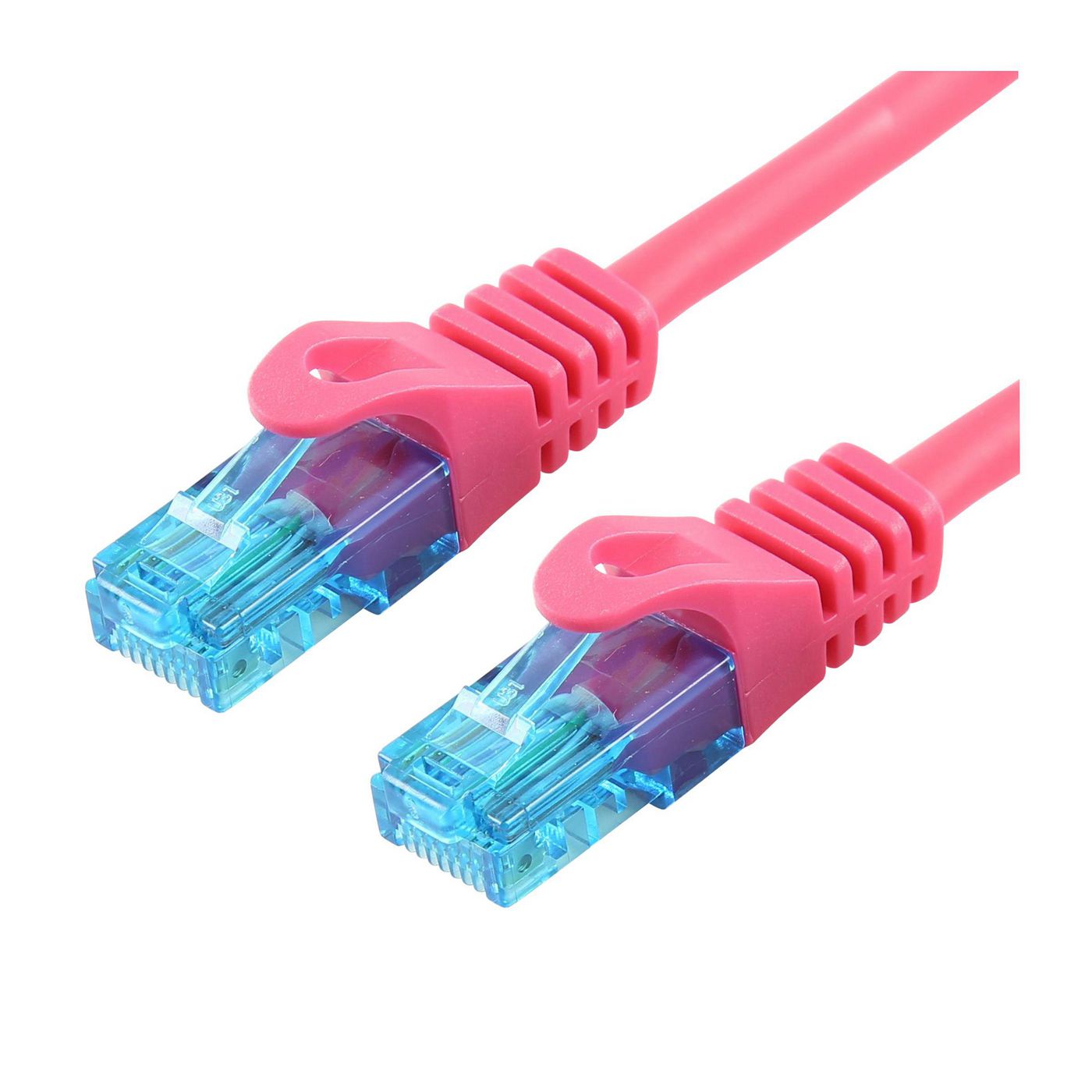 PATCH CABLE U/UTP 0.25M - - CAT5E - MAGENTA - Warranty: 24M
