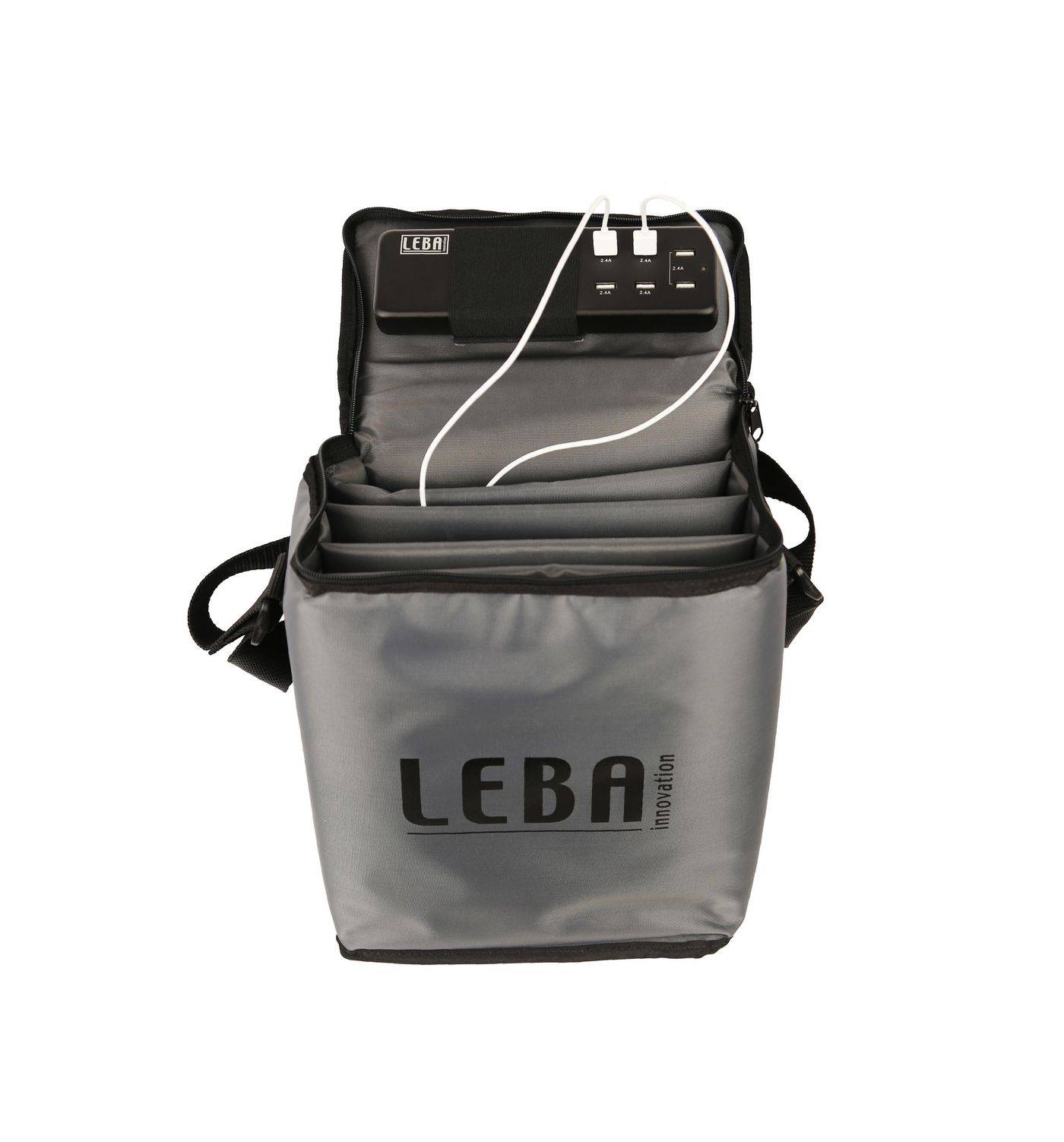 Leba NB2-5C-GREY-IT W126552719 NoteBag Grey 5, USB-A 