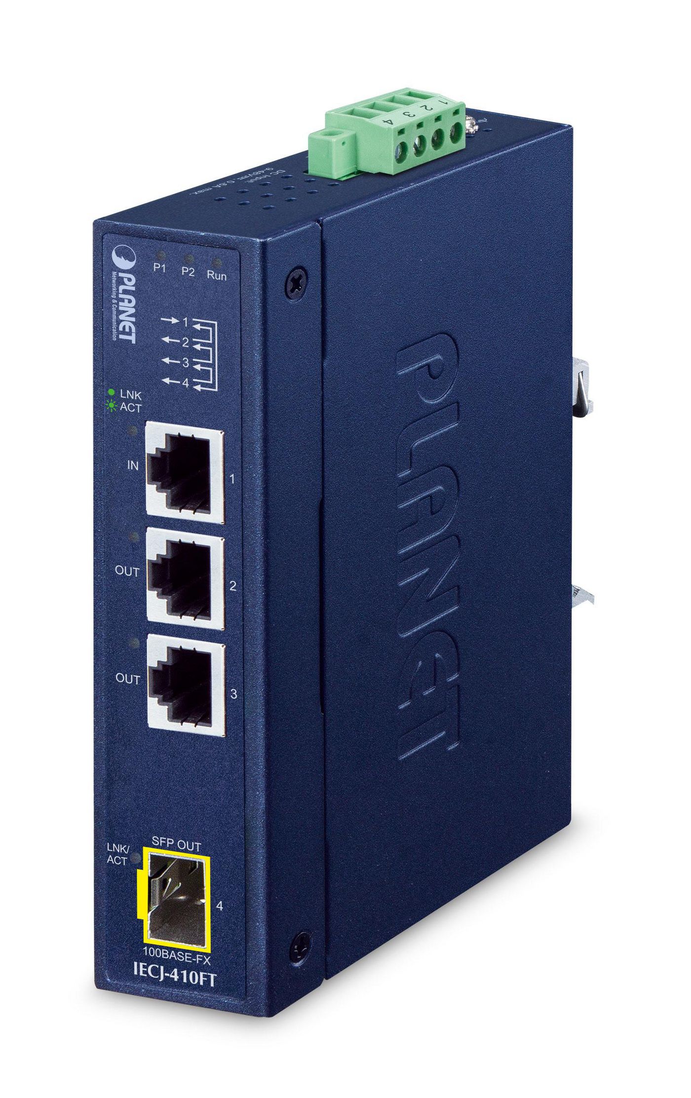 Industrial 3-Port RJ45 +