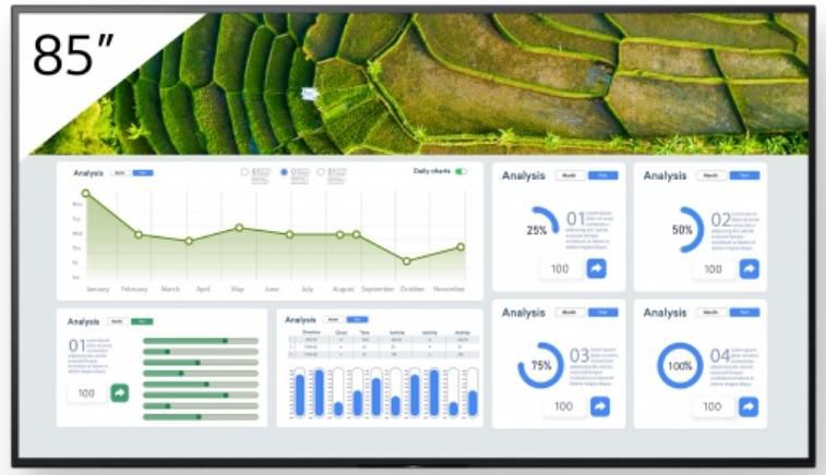 85" Pro BRAVIA LCD 440nit