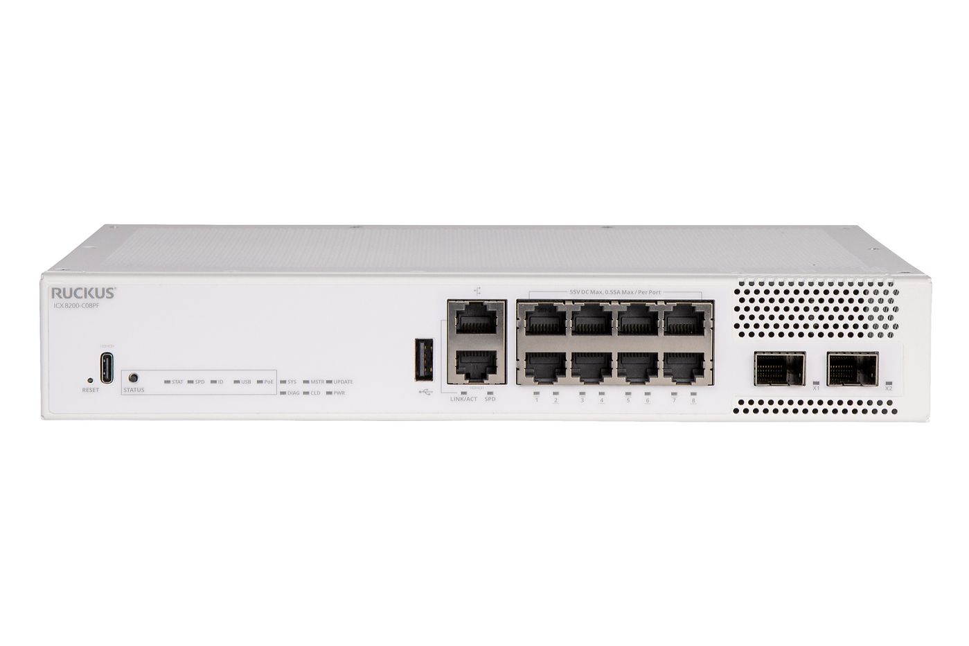 RUCKUS WIRELESS Ruckus Switch ICX8200-C08PF 8-Port