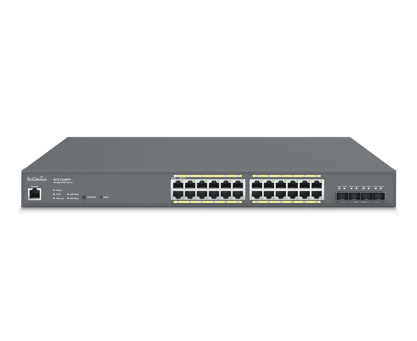 ENGENIUS 24-port GbE PoE.at Switch 410W